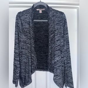 Forever 21 black speckled cardigan